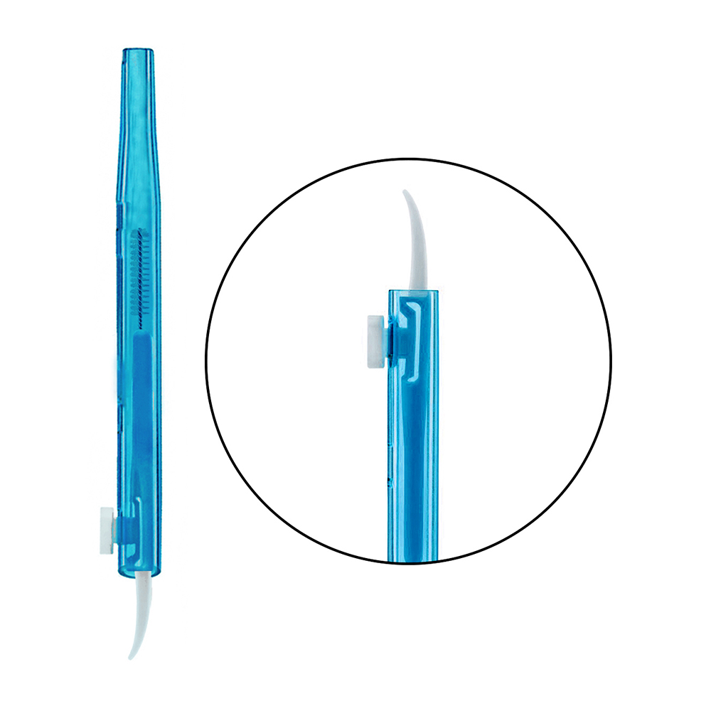 INNOVATOR COSMETICS Щеточка многофункциональная для бровей и ресниц, 1.0 мм голубая / Baby Brush, фото 3