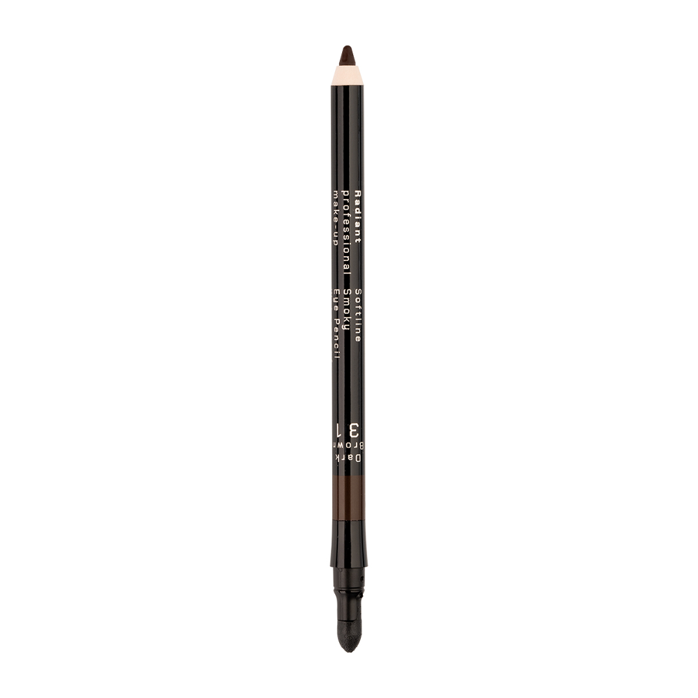 RADIANT PROFESSIONAL MAKE-UP Карандаш для глаз водостойкий, 31 коричневый смоки / Softline Eye Pencil Waterproof 1,2 гр, фото 1