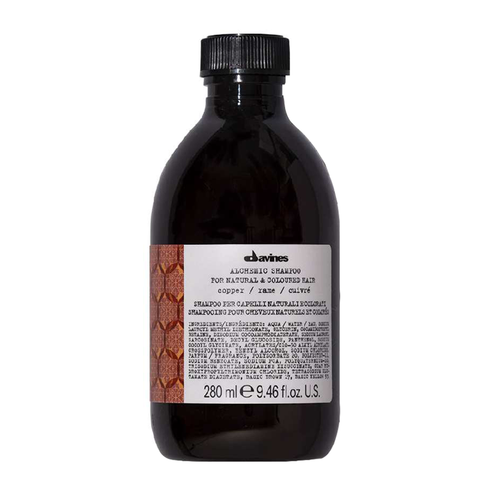 DAVINES SPA Шампунь оттеночный для натуральных и окрашенных волос Алхимик, медный / ALCHEMIC 280 мл, фото 1