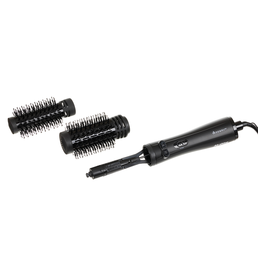 DEWAL PROFESSIONAL Фен-щетка Pro Air Shine черная, 2 насадки 38 и 50 мм, 1200 Вт, фото 7