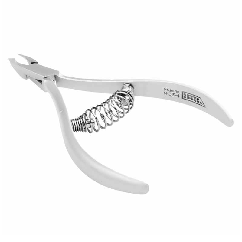 NIPPON NIPPERS Кусачки для кутикулы, спиральная пружина, матовые, лезвие 4 мм, фото 2