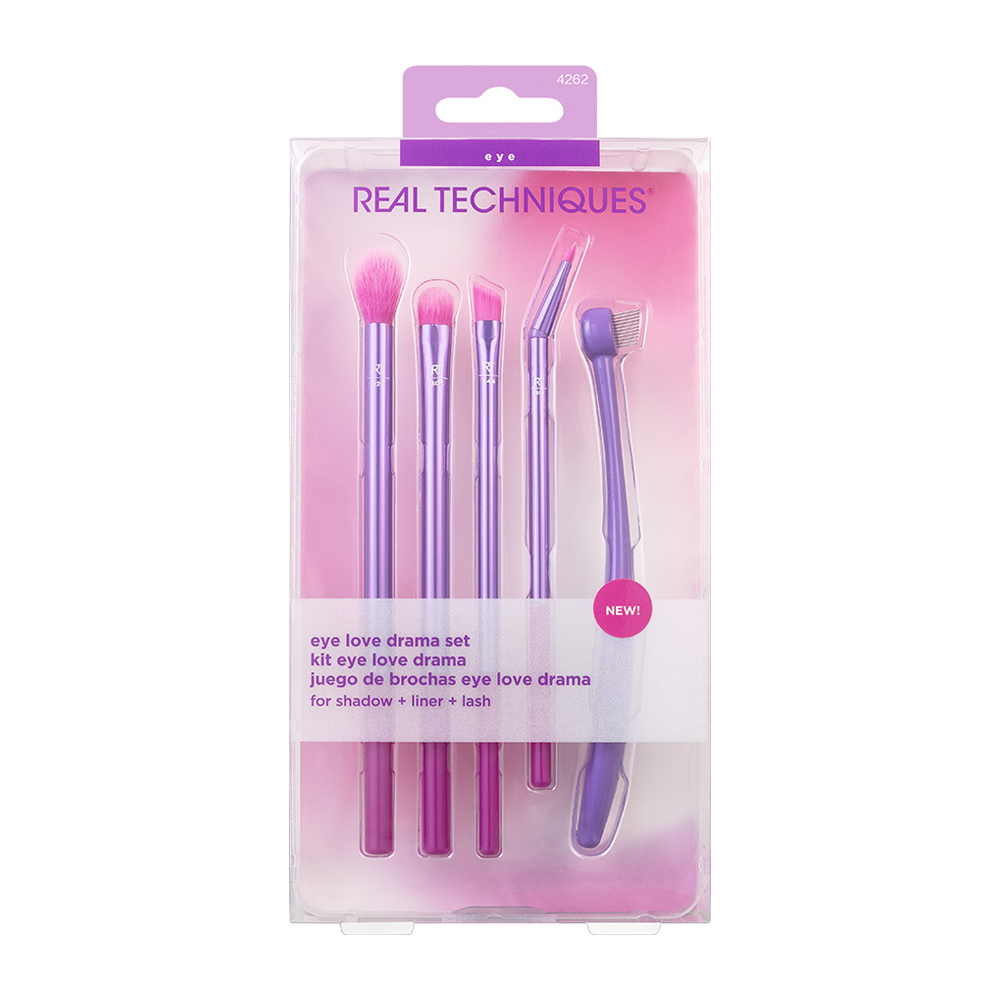 REAL TECHNIQUES Набор кистей для макияжа глаз / Real Techniques Eye Love Drama Set, фото 1