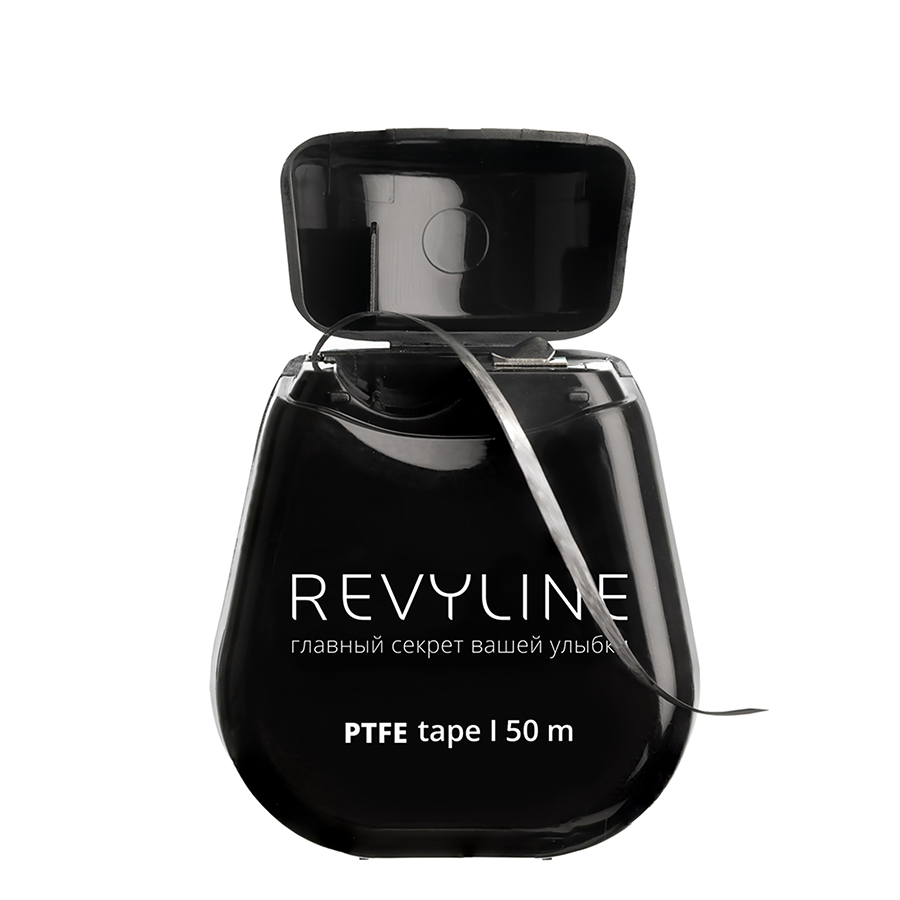 REVYLINE Нить зубная, тефлон, 50 м / PTFE Black Edition, фото 4
