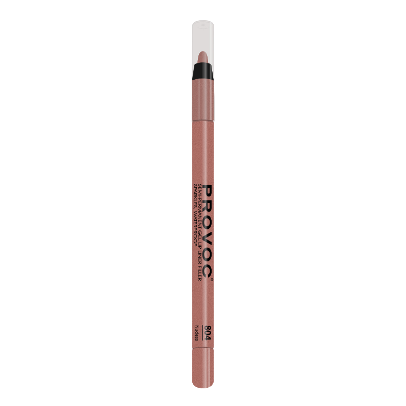 PROVOC Подводка гелевая в карандаше для губ, 804 бежевый нюд / Gel Lip Liner Nudess 1,2 г, фото 1