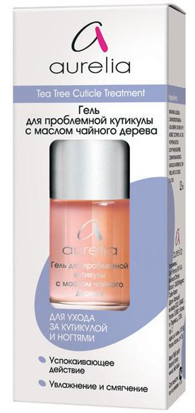 AURELIA Гель с маслом чайного дерева для проблемной кутикулы / BASIC LINE 13 мл, фото 1