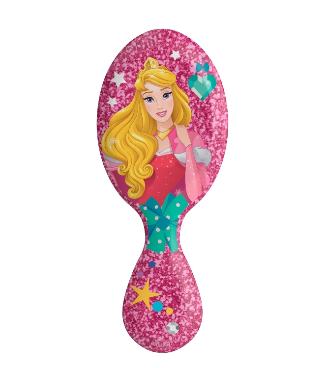 WET BRUSH Щетка для спутанных волос мини, Дисней Аврора / MINI DETANGLER DISNEY GLITTER BALL AURORA, фото 2
