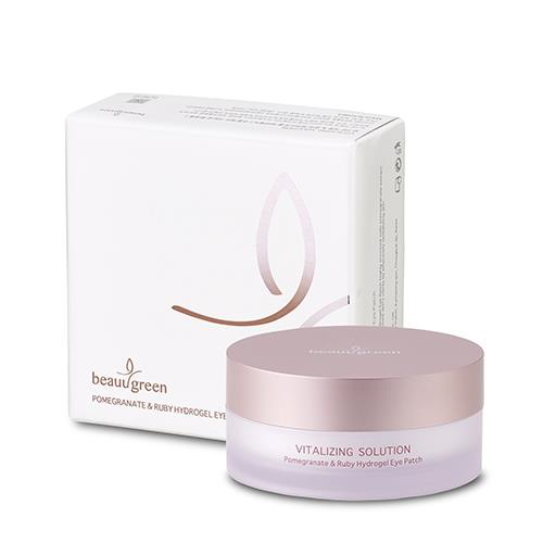 BEAUUGREEN Патчи гидрогелевые с экстрактом граната и рубиновой пудрой для глаз / Pomegranate & Ruby EYE PATCH, premium pack 60 шт, фото 1