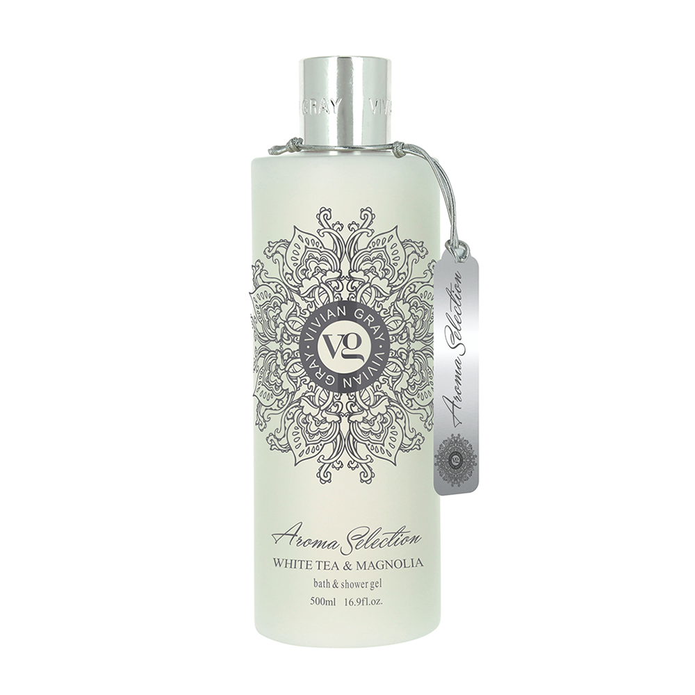 VIVIAN GRAY Гель для душа, белый чай и магнолия / Shower Gel White Tea & Magnolia 500 мл, фото 1