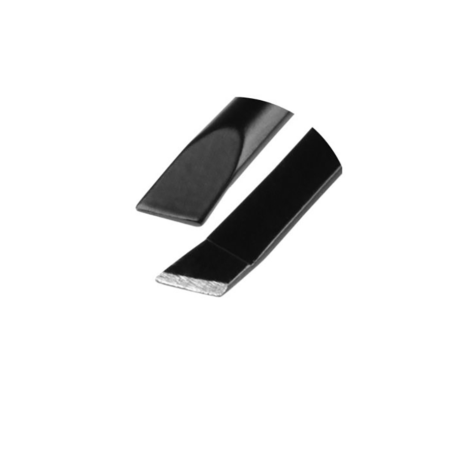 IRISK PROFESSIONAL Пинцет для бровей черный cкошенный Cat, фото 2