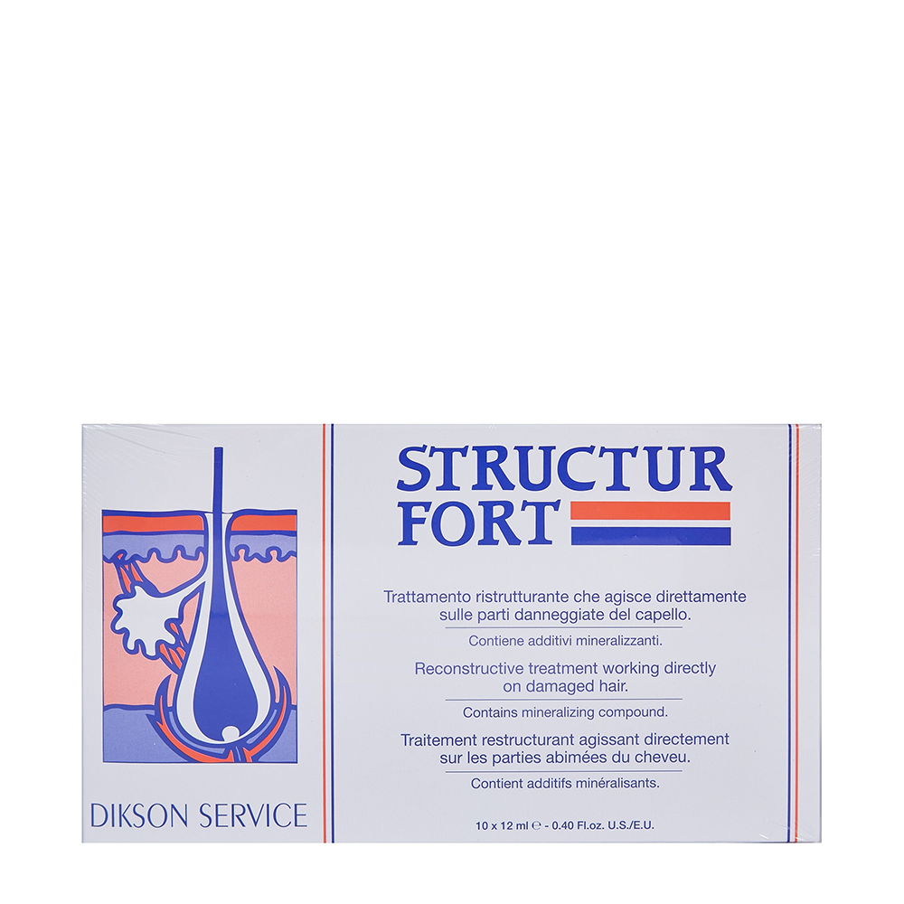 DIKSON Препарат восстанавливающий структуру волос / STRUCTUR FORT 10*12 мл, фото 1