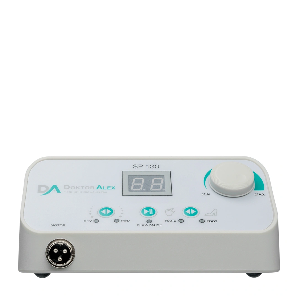 DR. ALEX Аппарат для маникюра и педикюра SP-130, белый 50 тыс.об., 130 Вт, 32 В, фото 2