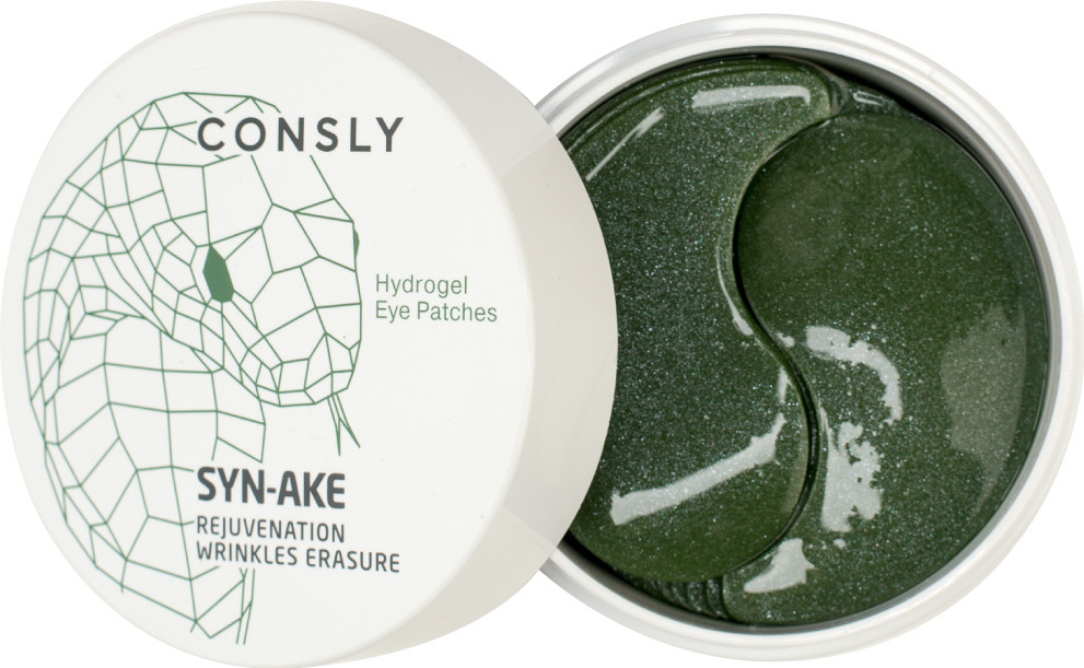 CONSLY Патчи гидрогелевые с пептидом Syn-Ake для области вокруг глаз 60 шт, фото 2