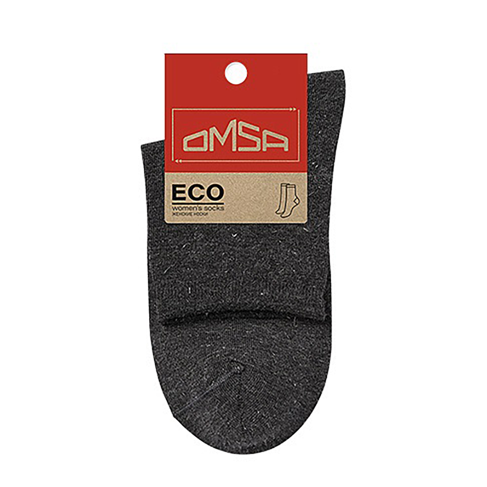 OMSA Носки с люрексом, борт руликом, Grigio Scuro Melange 39-41 / ECO 256, фото 1