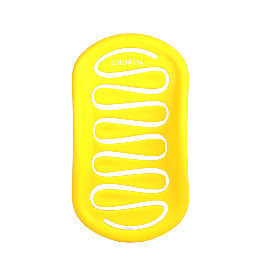 SOLOMEYA Расческа для сухих и влажных волос с ароматом лимона мини / Aroma Brush for Wet&Dry hair Lemon mini, фото 2