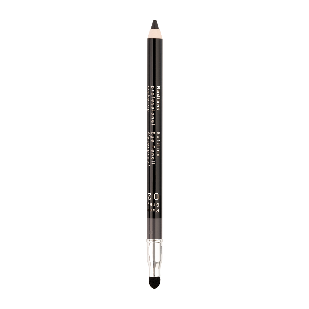 RADIANT PROFESSIONAL MAKE-UP Карандаш для глаз водостойкий, 02 серый / Softline Eye Pencil Waterproof 1,2 гр, фото 1