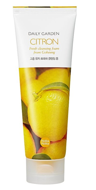 HOLIKA HOLIKA Пенка очищающая с цитрусом Дейли Гарден / Daily Garden Citron Fresh cleansing foam from Goheung 120 мл, фото 1