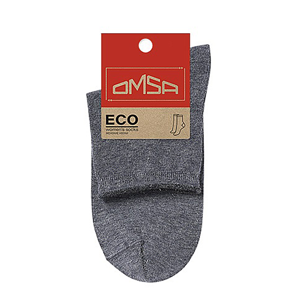 OMSA Носки с люрексом, борт руликом, Grigio Melange 35-38 / ECO 256, фото 1
