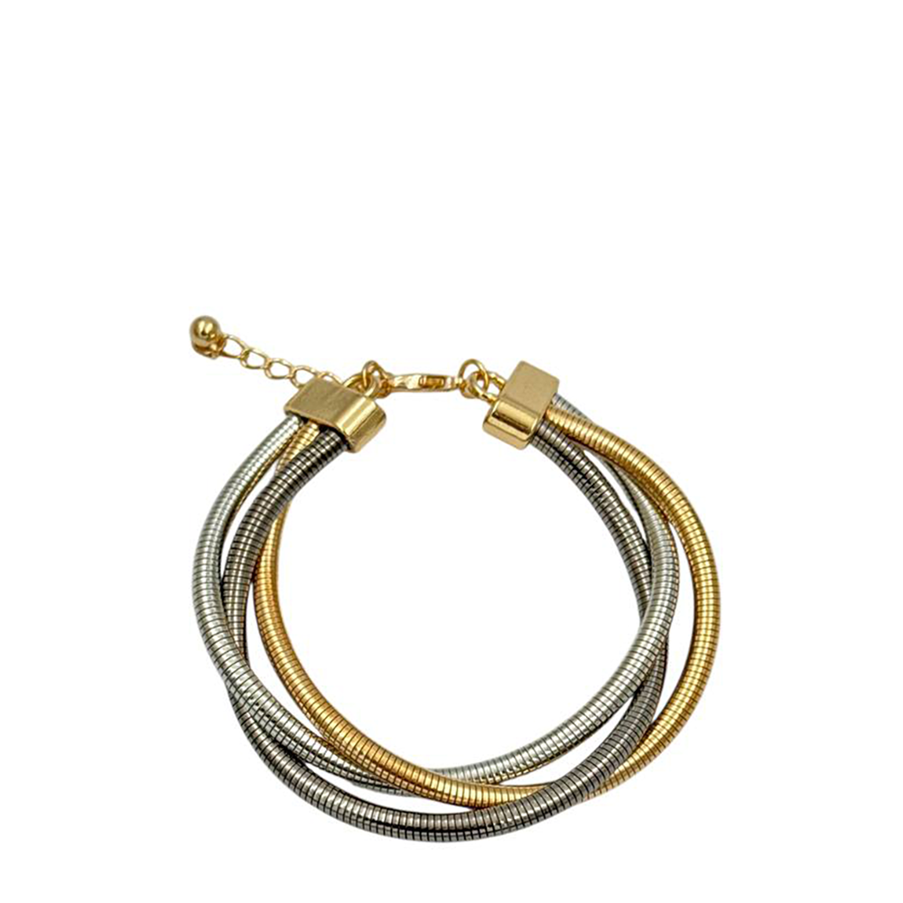 IWOU PROFESSIONAL Браслет Краса России трехцветный с замком, фото 1