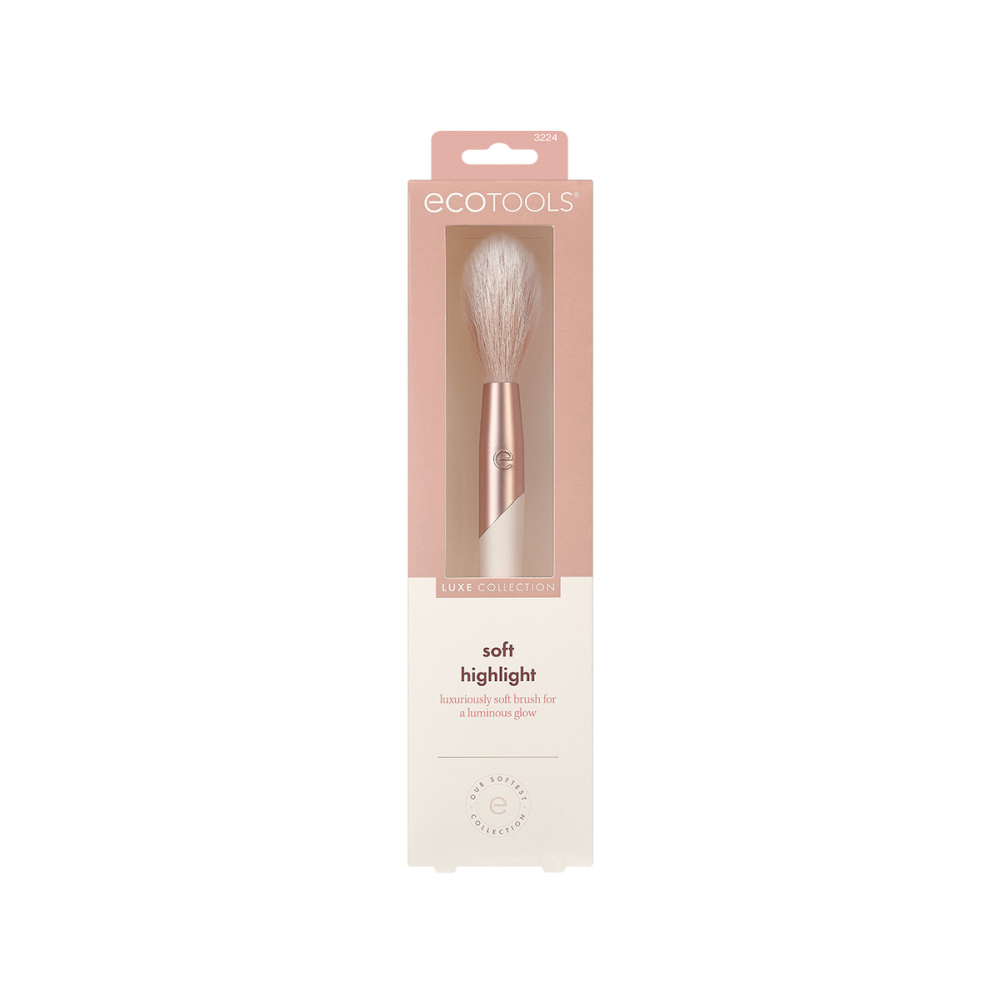 ECOTOOLS Кисть для хайлайтера / Luxe Soft Highlight Brush, фото 2
