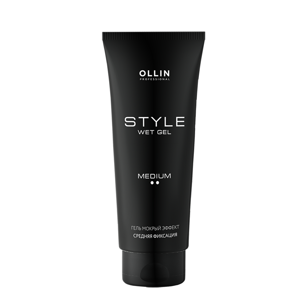 OLLIN PROFESSIONAL Гель мокрый эффект средней фиксации / Wet Gel Medium STYLE 200 мл, фото 1