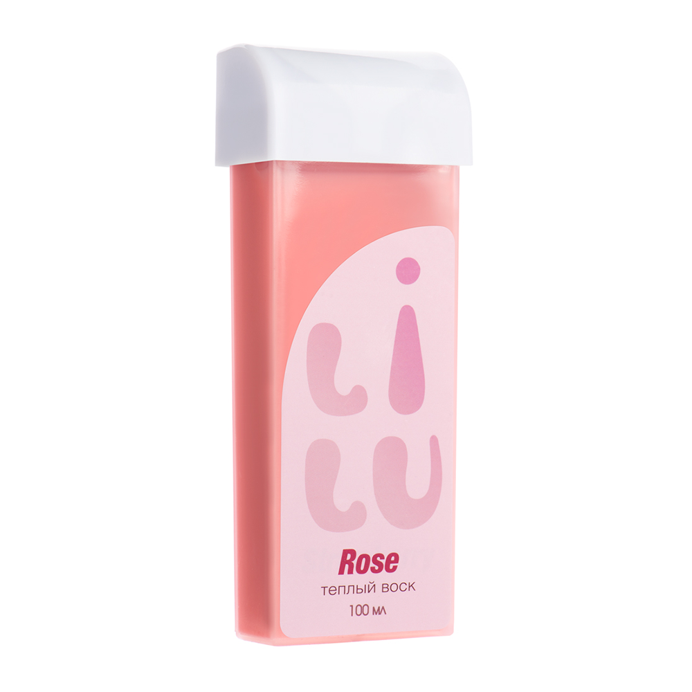 LILU Воск тёплый в картридже, плотный Rose / LILU 100 мл, фото 1