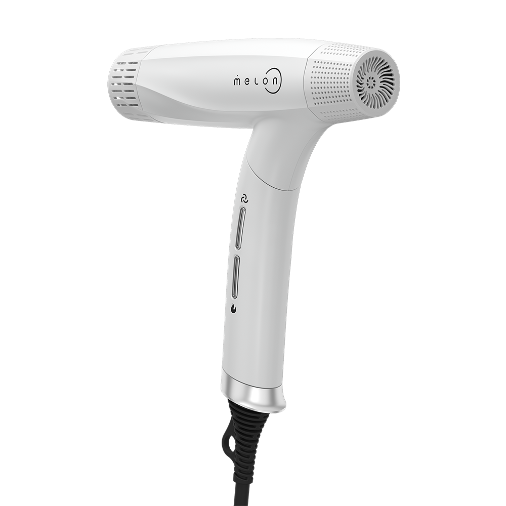 MELON PRO Фен профессиональный для волос складной Hag 7, ионизация, перламутровый матовый, диффузор, 2000W, фото 3