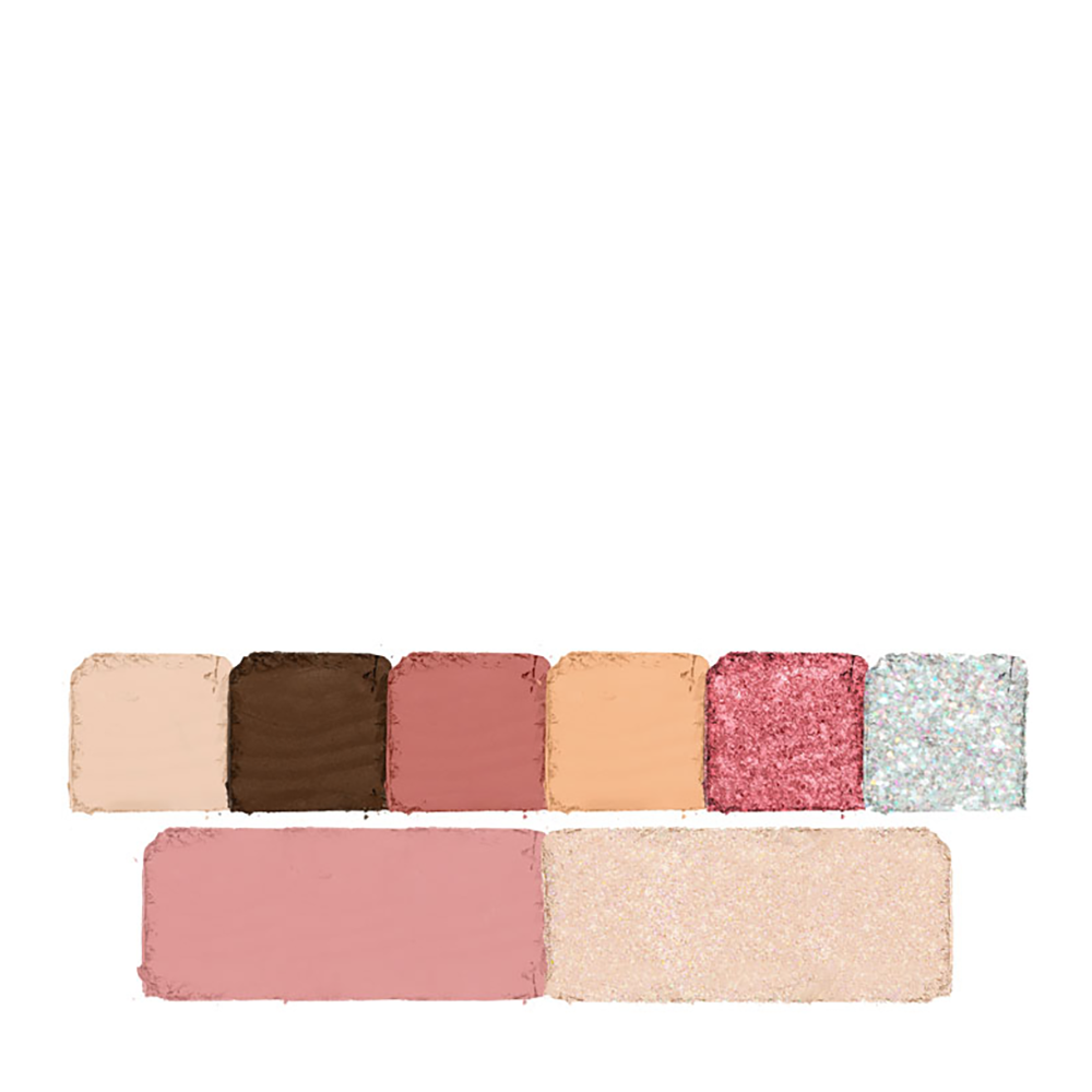NINELLE Палетка для макияжа глаз и лица, №602 пыльная роза / MUSA 7,9 гр, фото 3