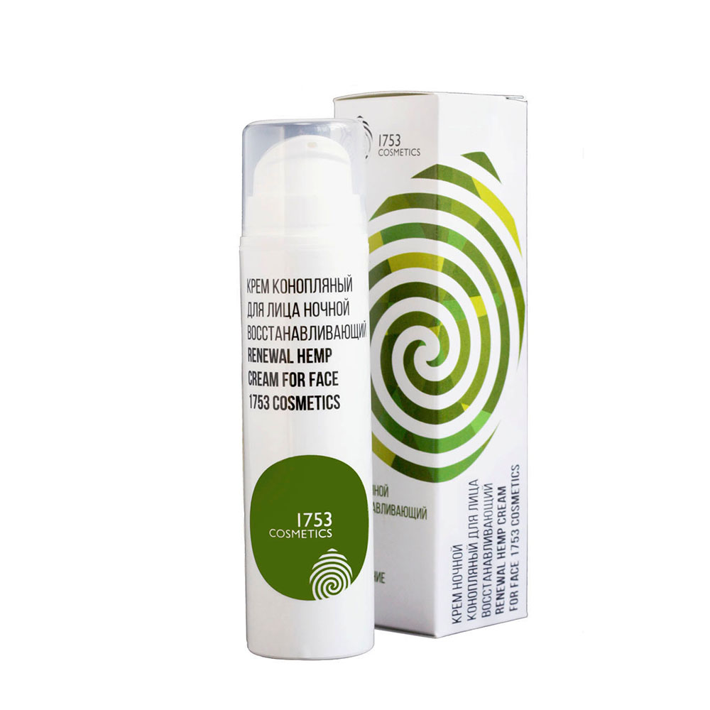 1753 COSMETICS Крем ночной восстанавливающий для лица / Renewal Hemp Cream For Face 1753 cosmetics 50 мл, фото 3