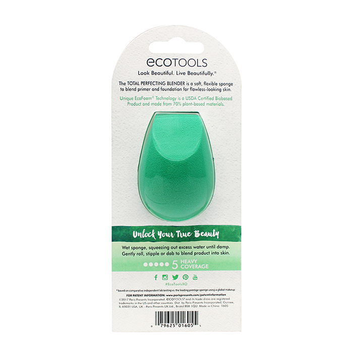 ECOTOOLS Спонж для макияжа / Total Perfecting Blender, фото 4