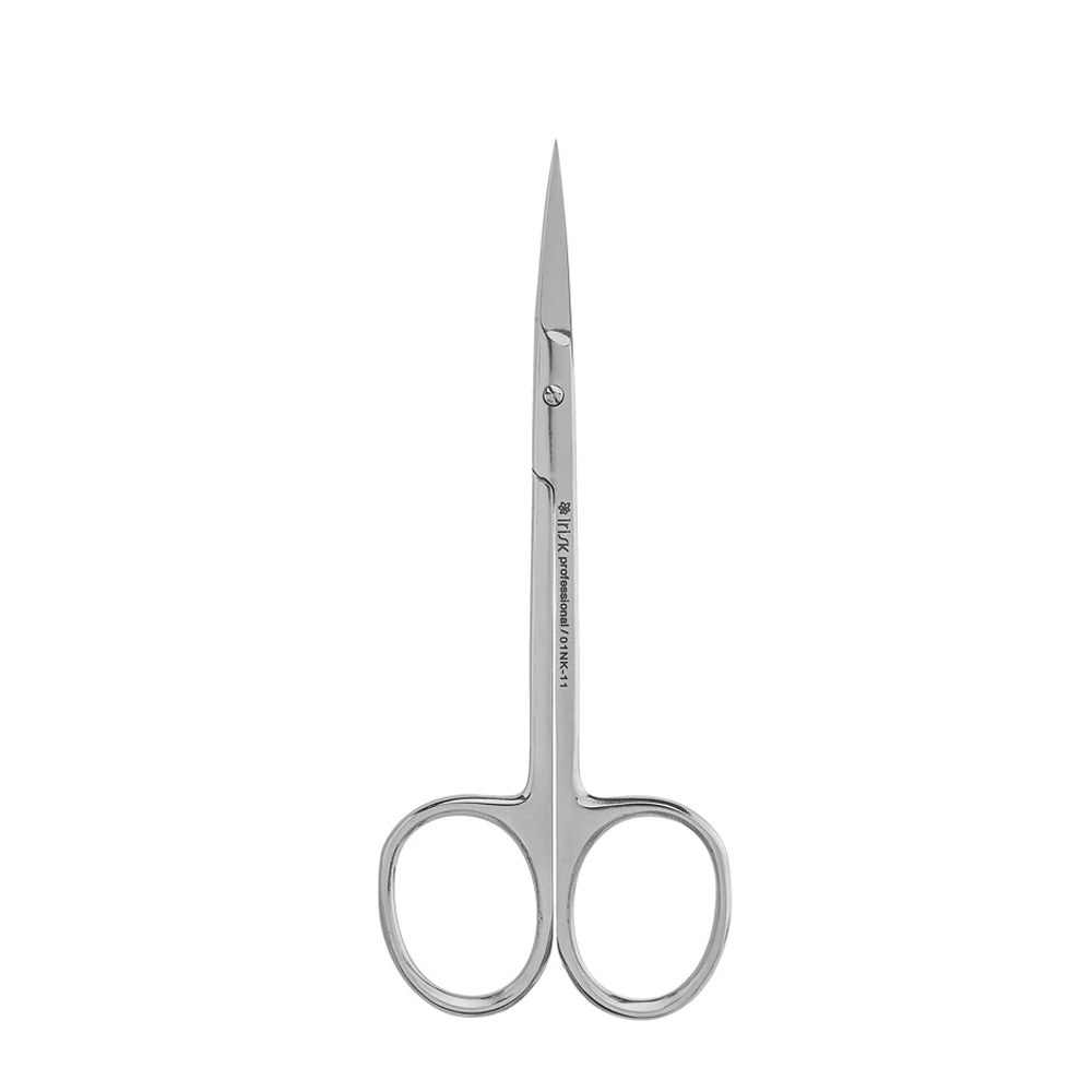 IRISK PROFESSIONAL Ножницы для кутикулы 01NK-11 глянцевые, ручная заточка, длина 11 см, фото 1