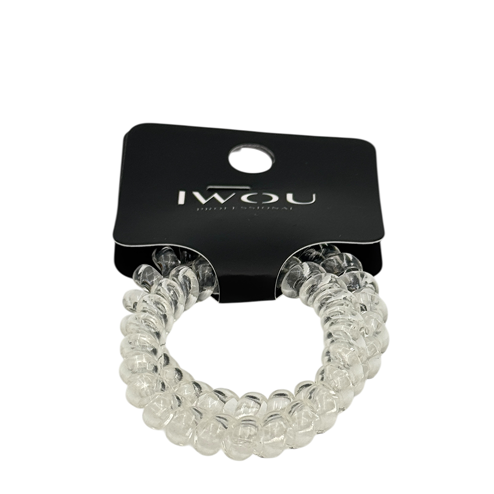 IWOU PROFESSIONAL Резинка пружинка Глянец прозрачная 2шт, фото 1