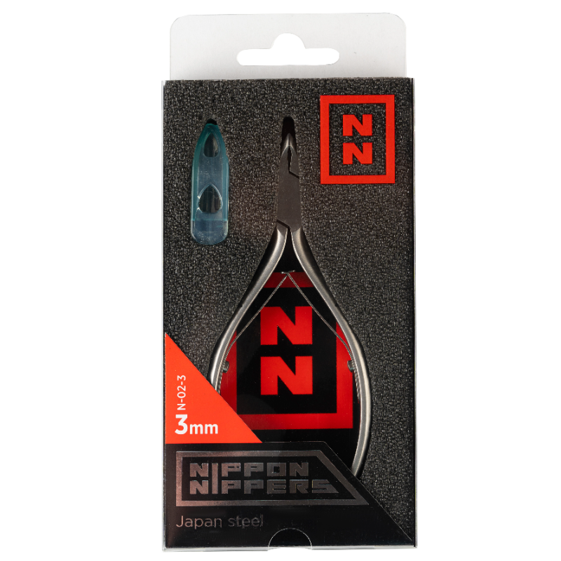NIPPON NIPPERS Кусачки для кутикулы, двойная пружина, ручная заточка, лезвие 3,5 мм, фото 4