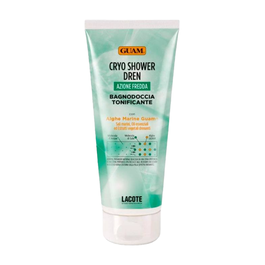 GUAM Криогель для душа дренажный тонизирующий / CRYO 200 мл, фото 1