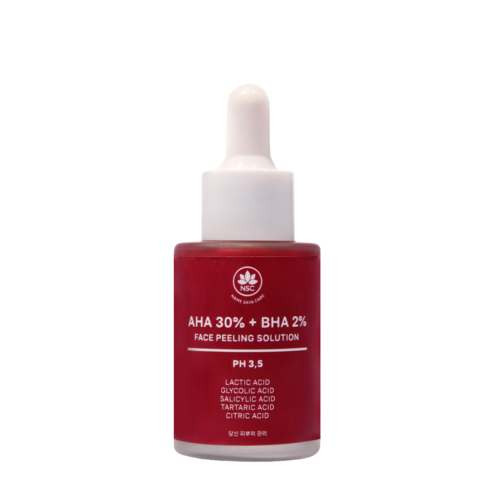 NAME SKIN CARE Пилинг кислотный для лица / AHA 30% + BHA 2% Facial Peeling Solution 30 мл, фото 1