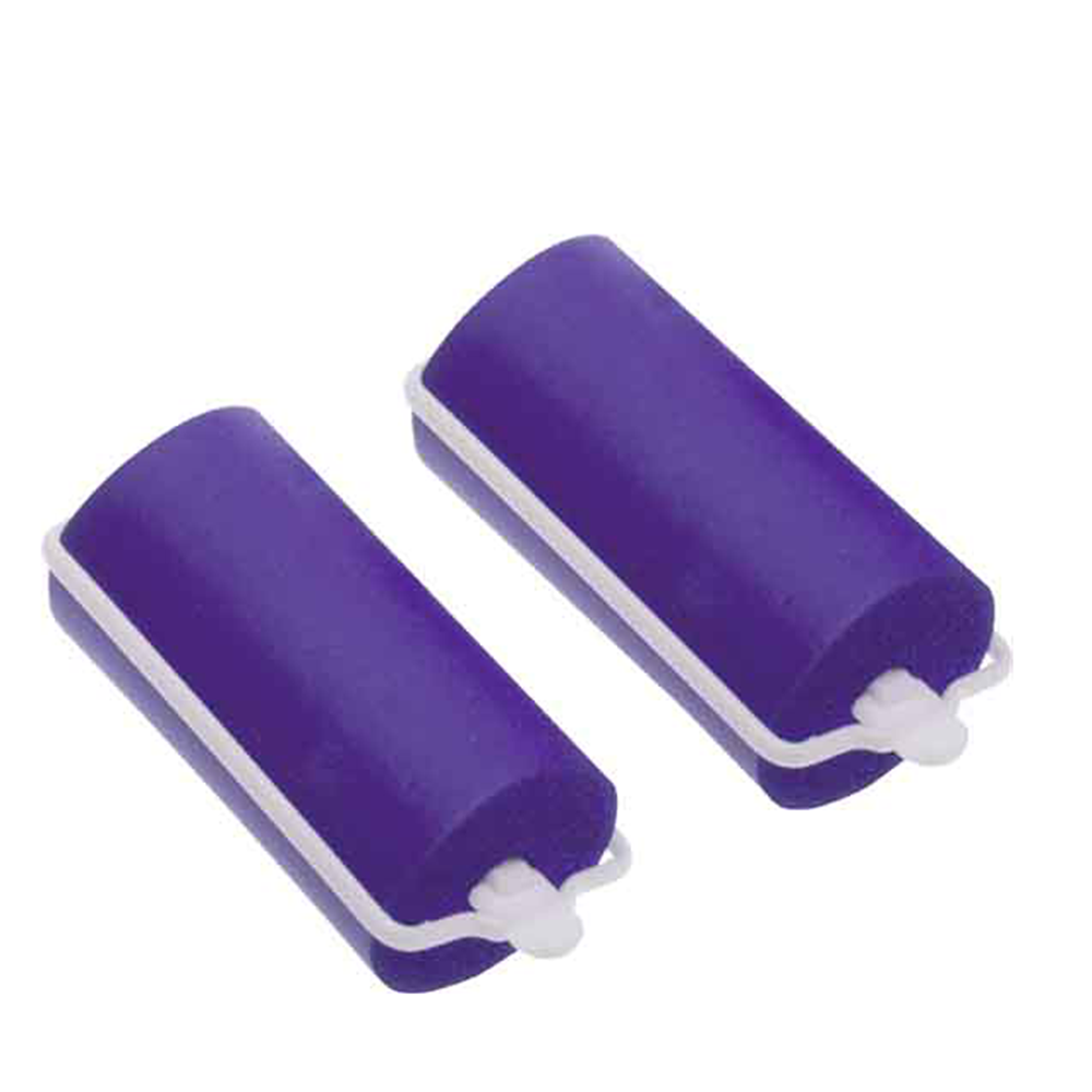 DEWAL BEAUTY Бигуди резиновые сиреневые, d 25x70 мм 10 шт, фото 1