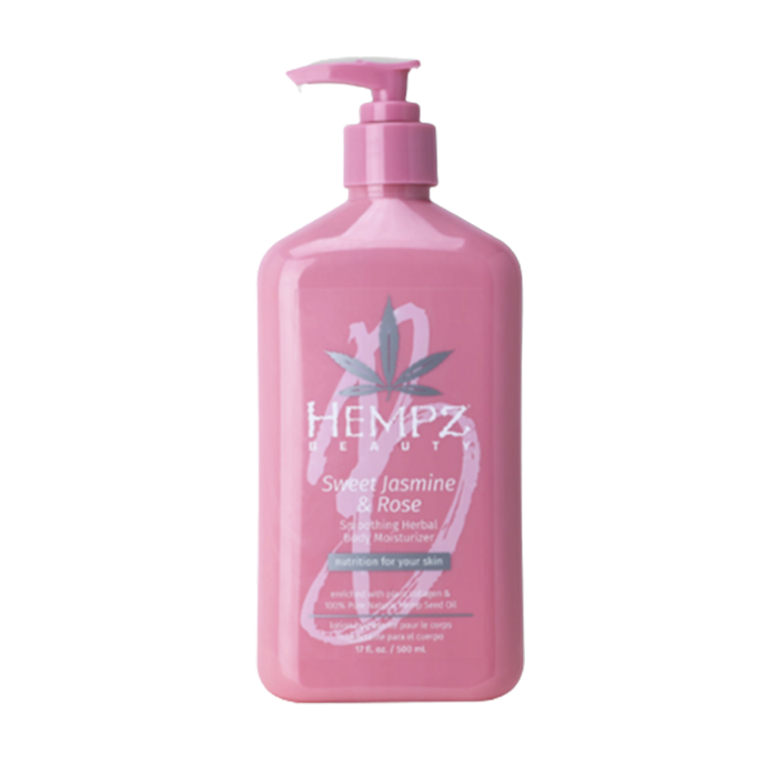 HEMPZ Молочко для тела увлажняющее Сладкий Жасмин и Роза / Sweet Jasmine & Rose Herbal Body Moisturizer 500 мл, фото 1