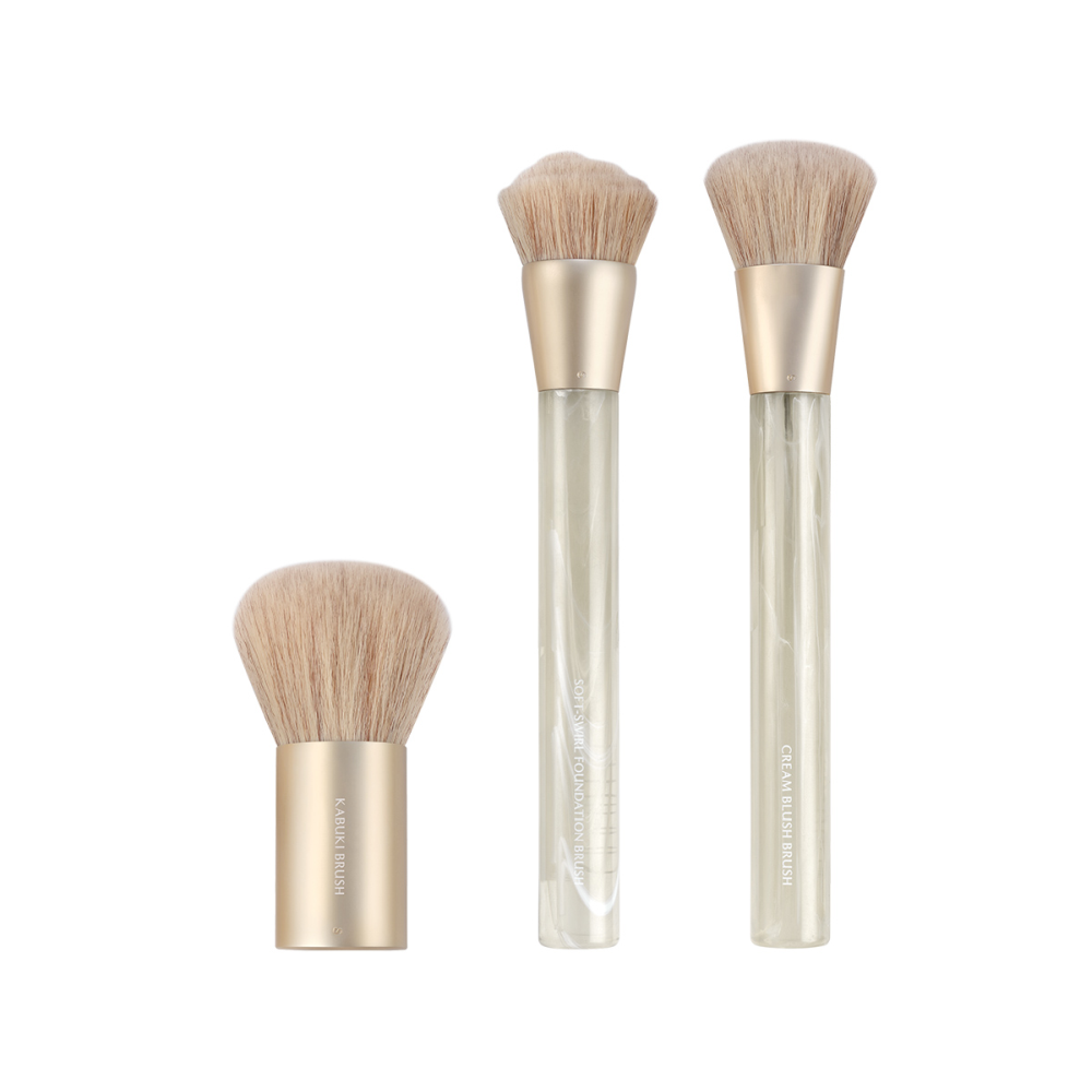 ECOTOOLS Набор кистей и спонж для макияжа / Sea Gems Golden Hour Glow Brush + Sponge Set, фото 4