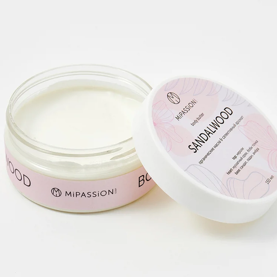 MIPASSIONcorp Баттер для тела, сандал / MiPASSiON 150 мл, фото 2