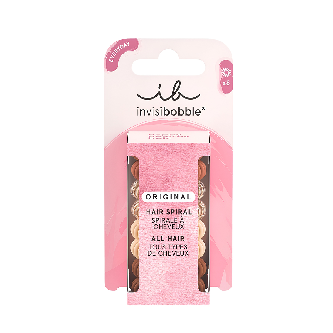 INVISIBOBBLE Набор резинок-браслетов для волос, 8 шт / invisibobble ORIGINAL Cafe au Lait, фото 2
