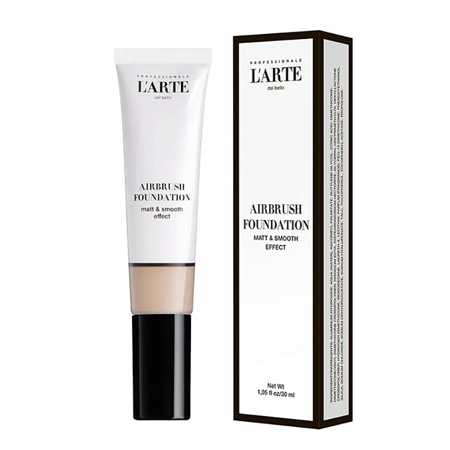 LARTE DEL BELLO Средство тональное Жидкий аэрограф, 1,5N / Airbrush foundation 30 мл, фото 4