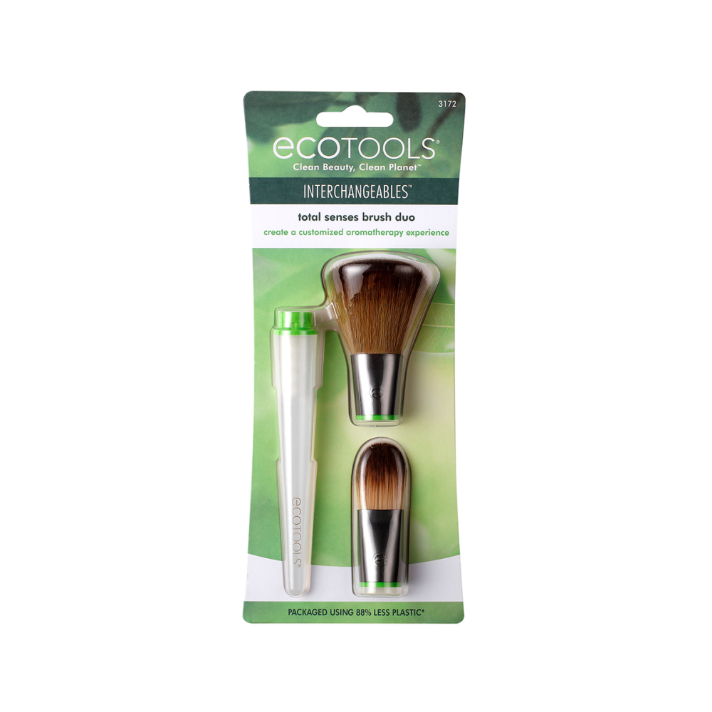 ECOTOOLS Набор кистей для макияжа / Total Senses Brush Duo, фото 3