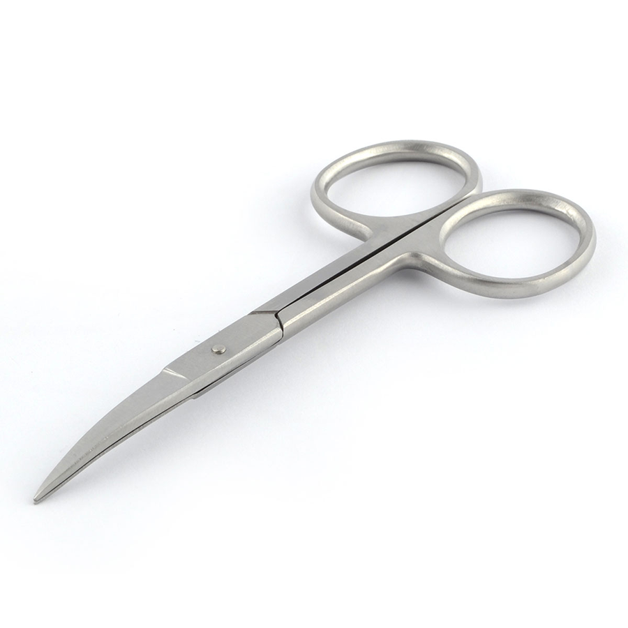 METZGER Ножницы для ногтей NS-1/3-D (CVD), изогнутые, матовые, фото 3