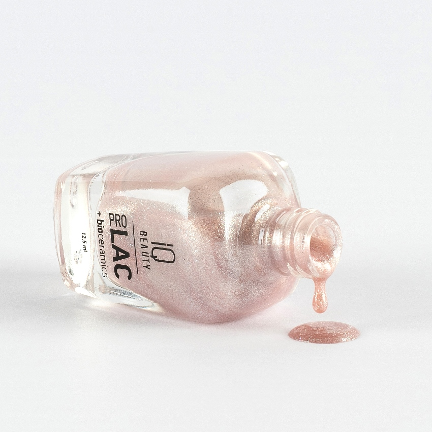 IQ BEAUTY 108 лак для ногтей укрепляющий с биокерамикой / Nail Polish PROLAC+bioceramics 12,5 мл, фото 4