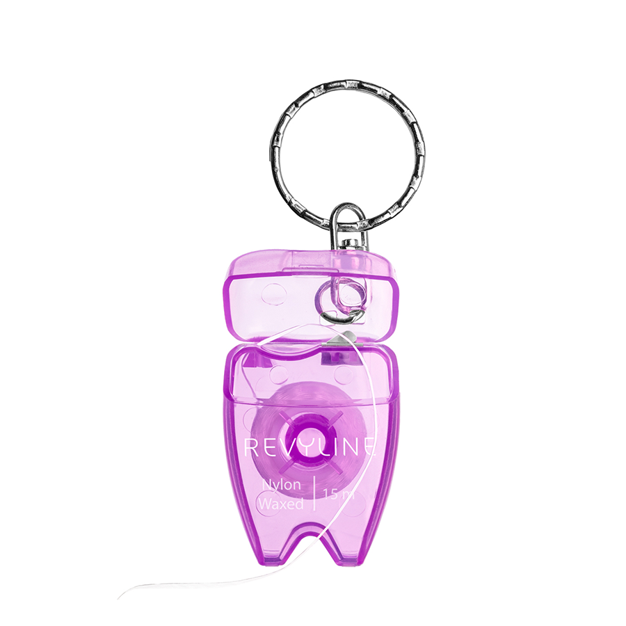 REVYLINE Нить зубная вощеная 15 м, дорожный брелок / Floss mini, фото 2