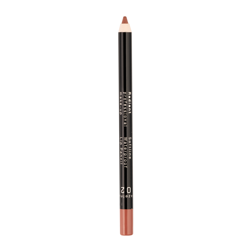 RADIANT PROFESSIONAL MAKE-UP Карандаш для губ водостойкий, 02 орех / Softline Waterproof Lip Pencil 1,2 гр, фото 1