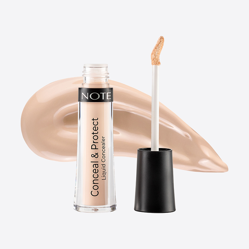 NOTE Консилер жидкий маскирующий защитный 04 / CONCEAL & PROTECT LIQUID CONCEALER 4,5 мл, фото 3
