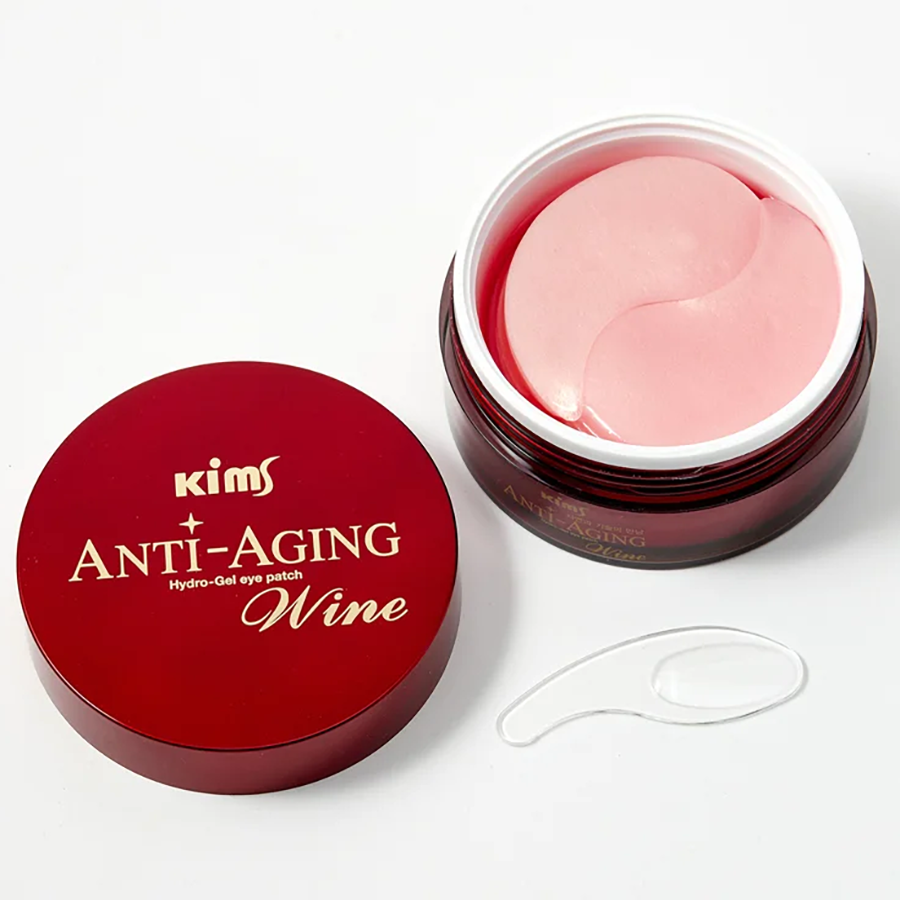 KIMS Патчи гидрогелевые винные анти-возрастные / Anti-Aging Wine Hydro-Gel Eye Patch 60 шт, фото 3