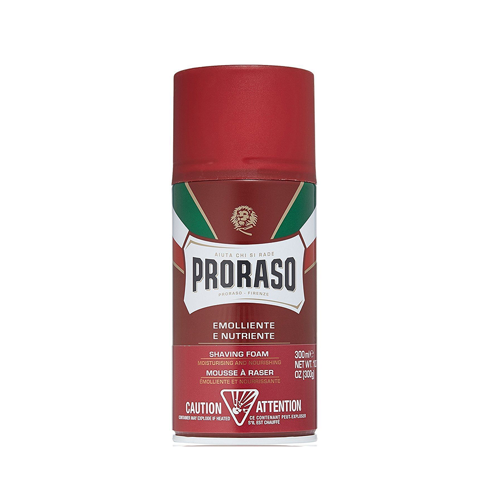 PRORASO Пена питательная для бритья с маслом сандала и маслом ши 300 мл, фото 1