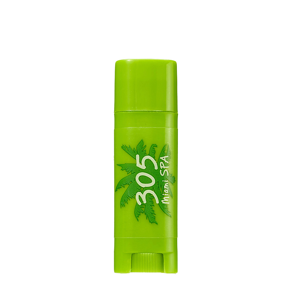 305 Miami SPA Бальзам для губ Зелёный чай и масло авокадо / LIP BALM VITAMIN BOOSTER GREEN TEA & AVOCADO OIL 4,8 гр, фото 1