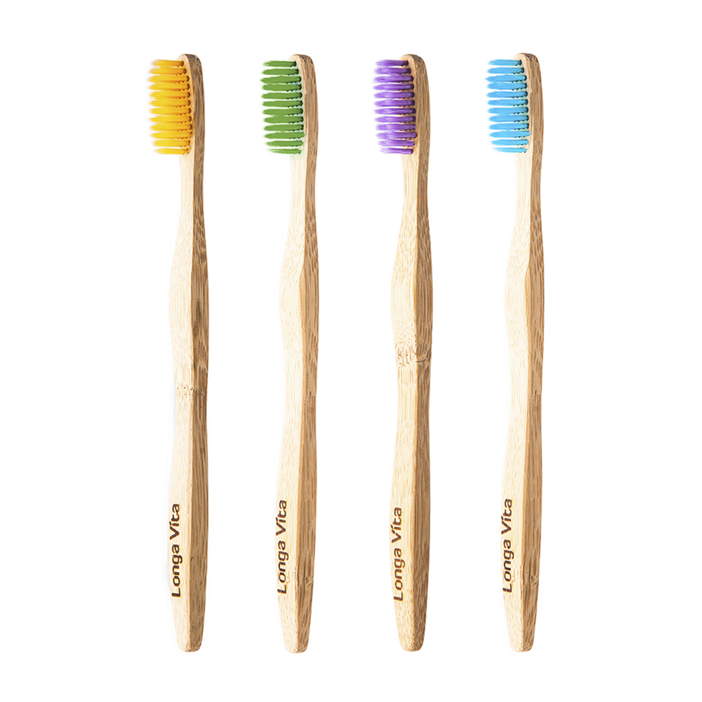 LONGA VITA Щетка зубная бамбуковая для взрослых / Longa Vita, фото 3